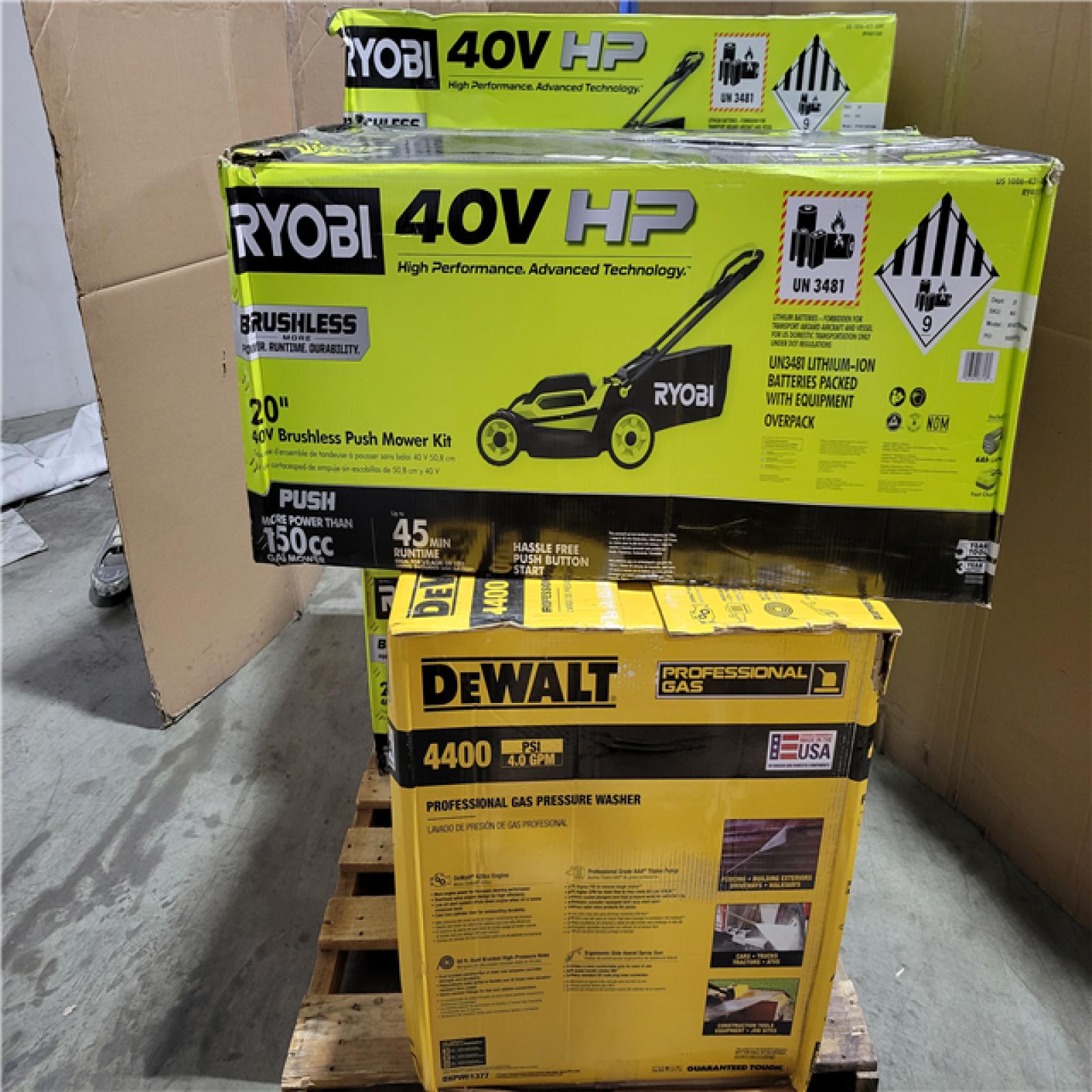 CALIFORNIA AS-IS OUTDOOR POWER EQUIPMENT