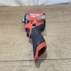 AS-IS Milwaukee FUEL 12V Cordless Stubby 1/2 in. Impact Wrench (Tool-Only)