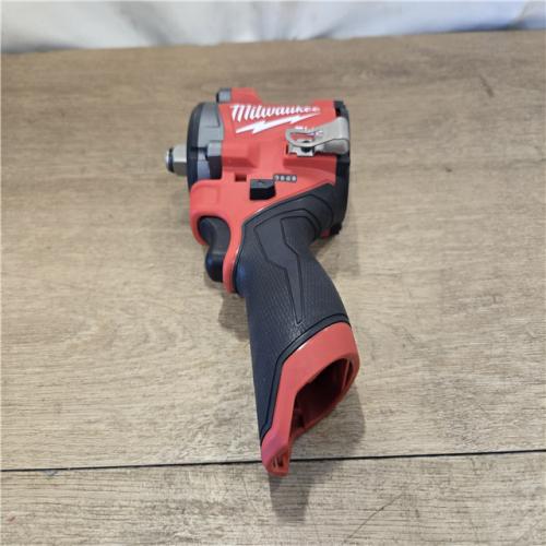 AS-IS Milwaukee FUEL 12V Cordless Stubby 1/2 in. Impact Wrench (Tool-Only)