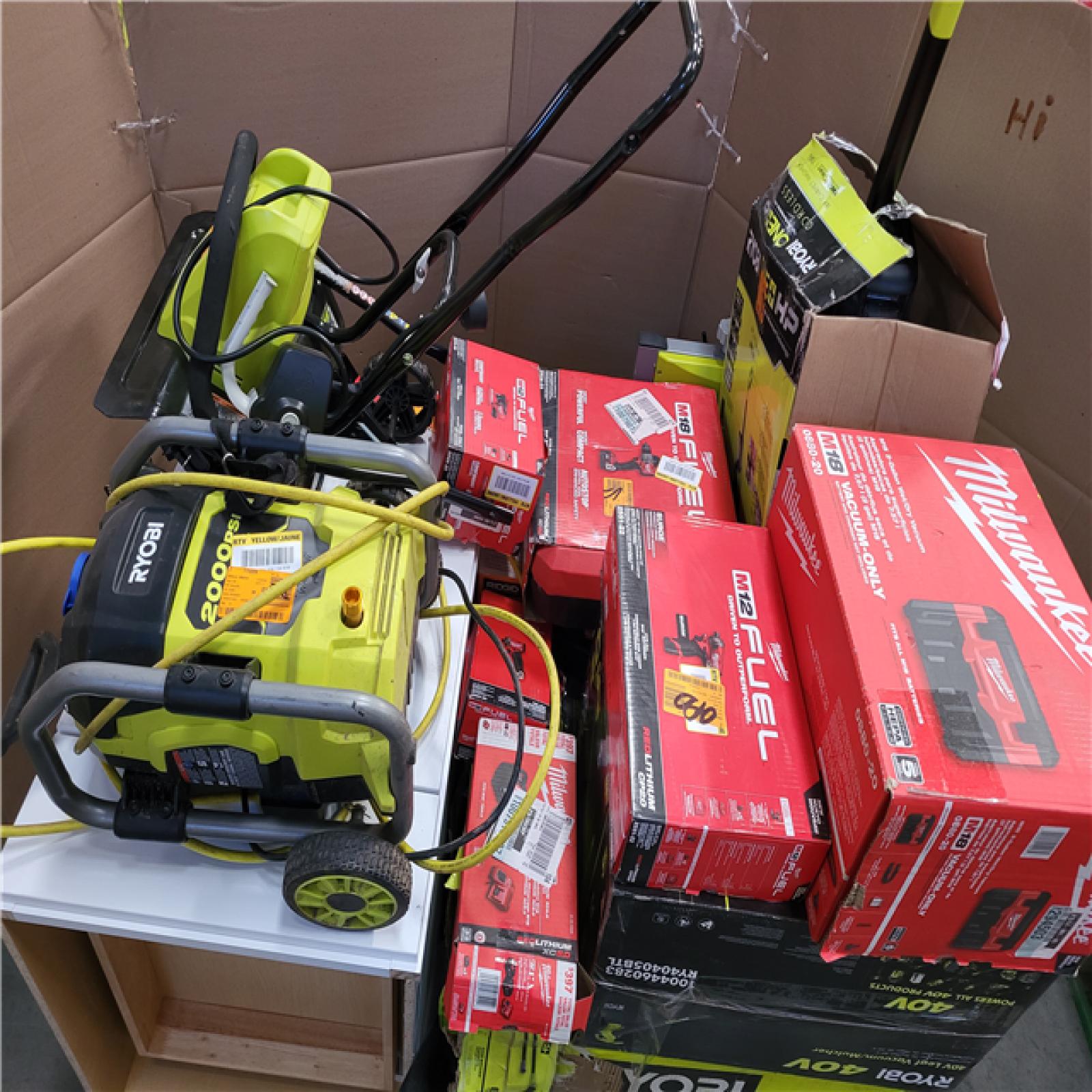 CALIFORNIA AS-IS TOOL PALLET