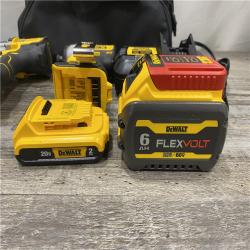 AS-IS DEWALT 20V MAX Cordless Brushless Hammer Drill/Driver 2 Tool Combo Kit