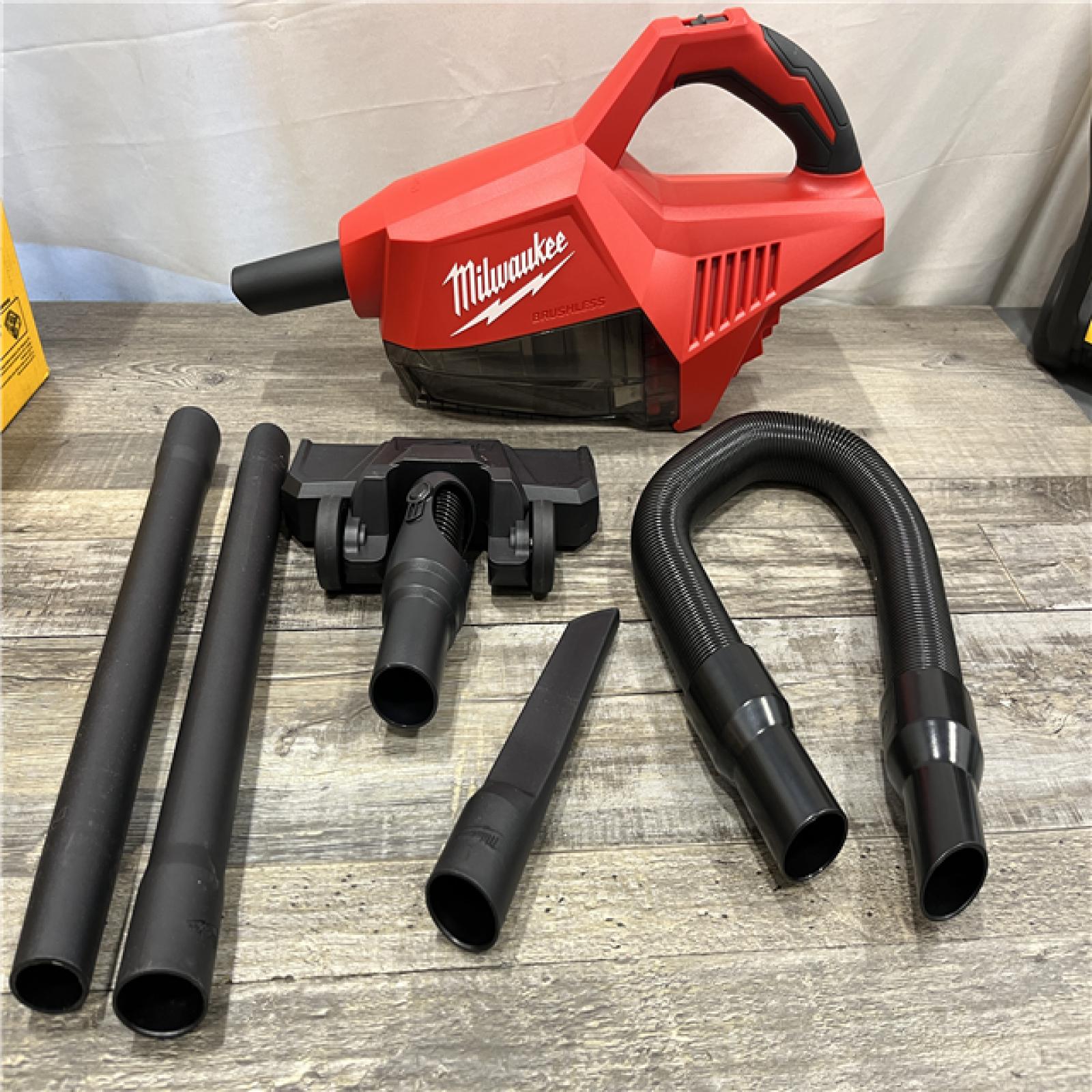 AS-IS Milwaukee 18-Volt Lithium-Ion Brushless Bagless Cordless HEPA Handheld Vacuum (Vacuum Only)