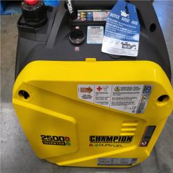 CALIFORNIA NEW CHAMPION 2500 WATT INVERTER GENERATOR