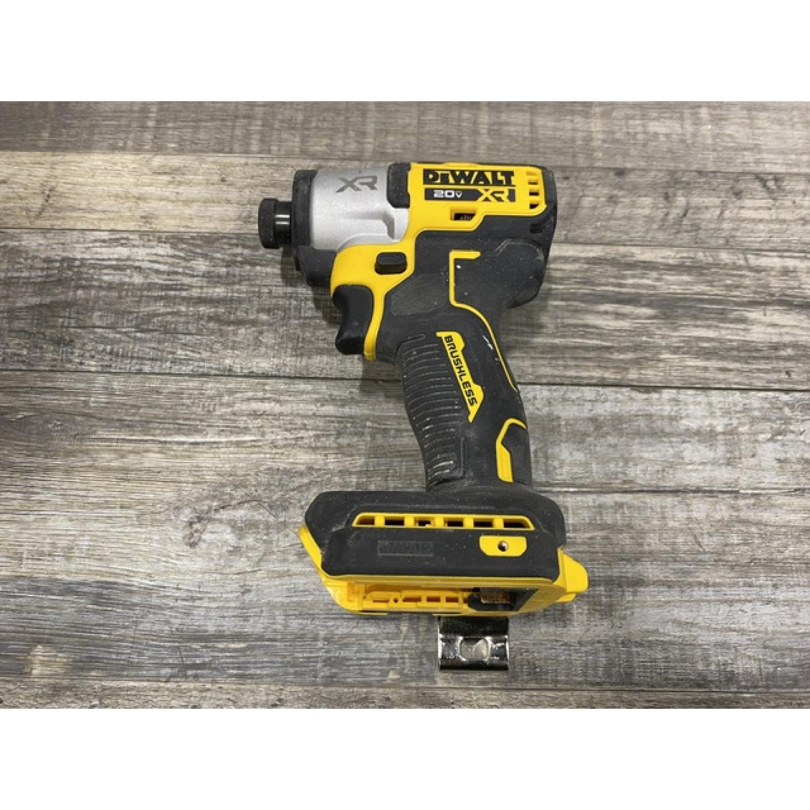 AS-IS DEWALT 20-Volt Maximum XR Lithium-Ion Cordless Brushless 1/4 in. 3-Speed Impact Driver Kit