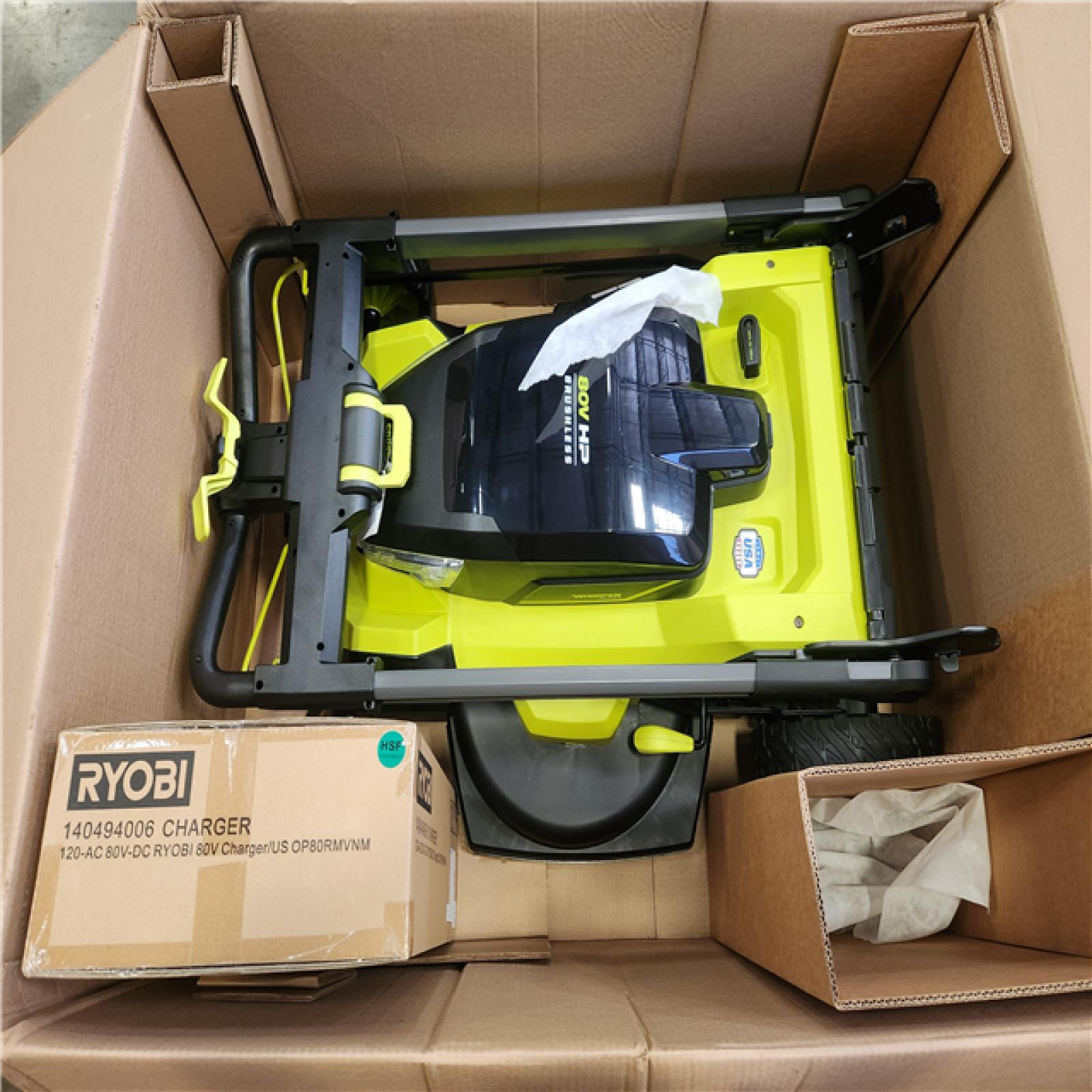 Phoenix NEW RYOBI 80V HP Brushless Battery Cordless Electric 30 in. Multi-Blade Lawn Mower with Battery and Charger (NO BAG)