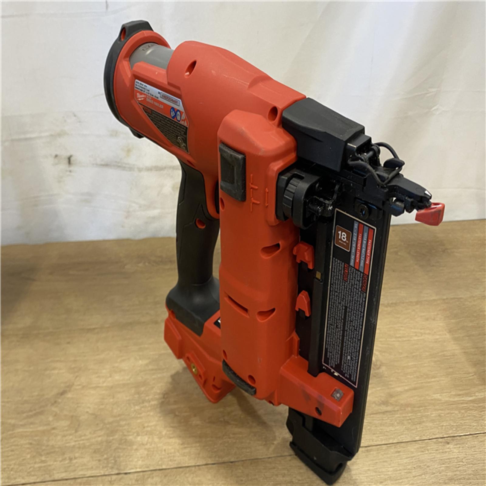 AS-IS Milwaukee FUEL 18-Volt Lithium-Ion Brushless Cordless Gen II 18-Gauge Brad Nailer (Tool-Only)