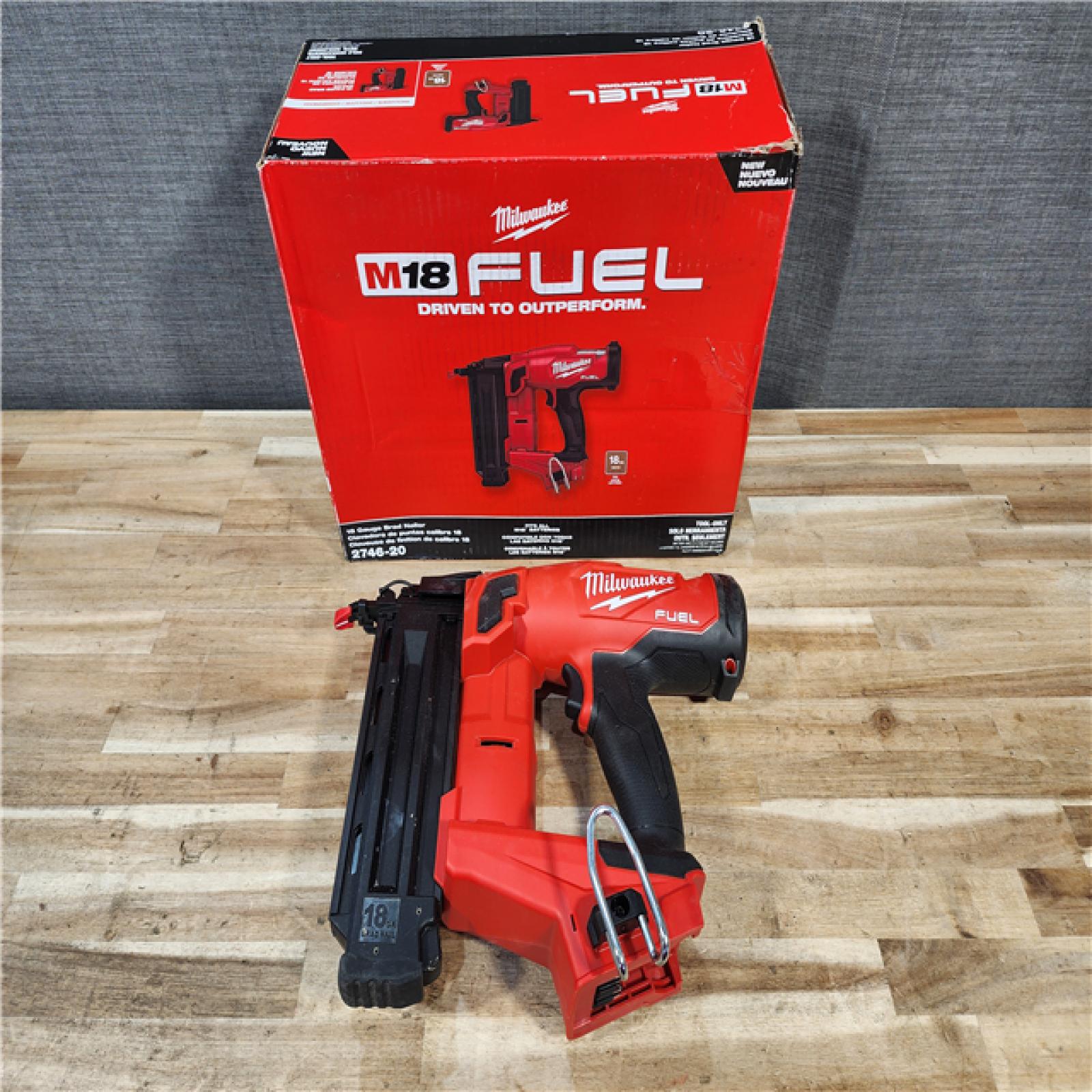 HOUSTON LOCATION - AS-IS Milwaukee FUEL 18-Volt Lithium-Ion Brushless Cordless Gen II 18-Gauge Brad Nailer (Tool-Only)