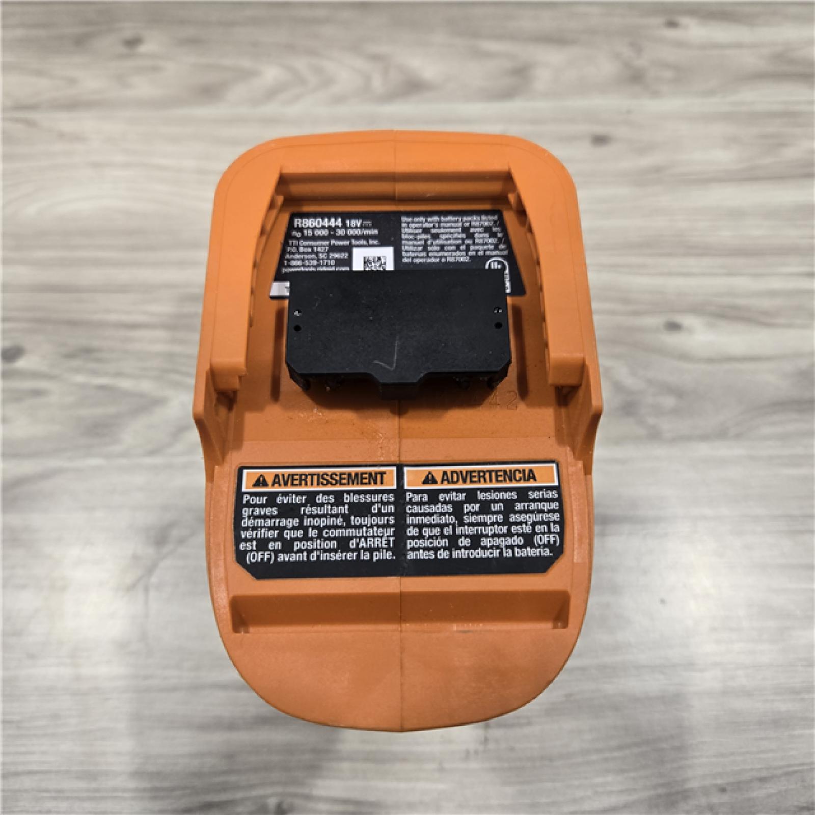 AS-IS RIDGID 18V Brushless Cordless Compact Router (Tool Only)