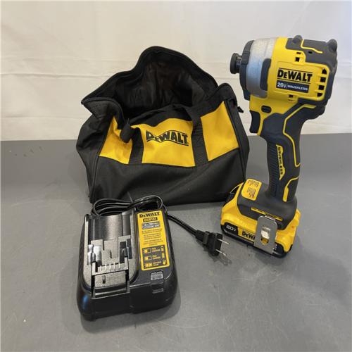 AS-IS - DeWALT ATOMIC 20V Max Lithium-Ion Brushless Cordless Compact 1/4 in. Impact Driver Kit