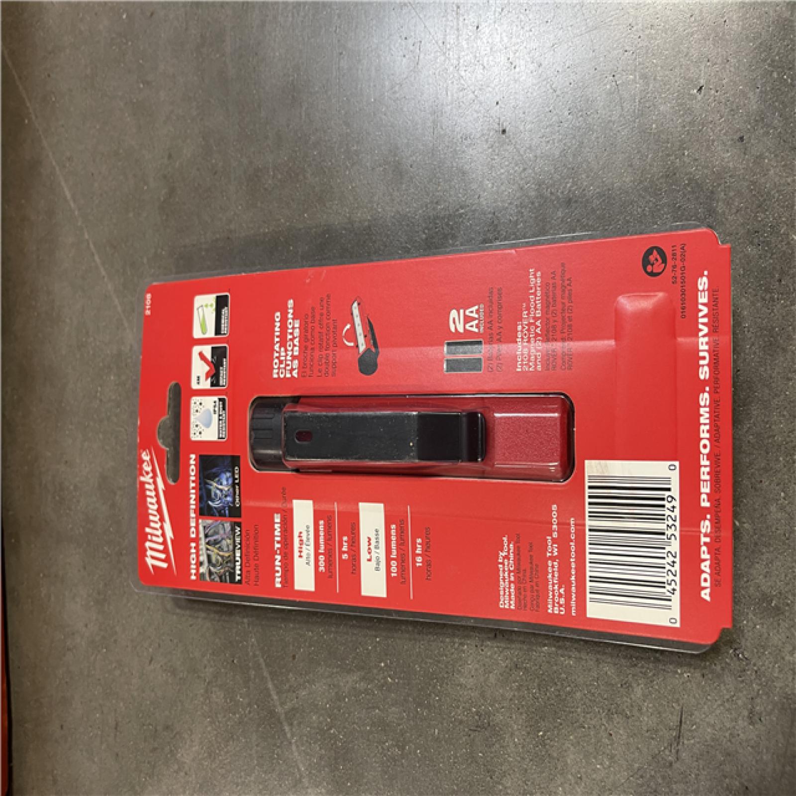 NEW! - Milwaukee 300 Lumens LED Magnetic Flood Light -(51 UNITS)