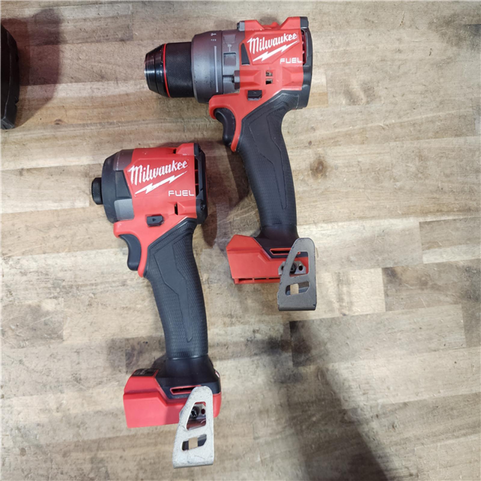 HOUSTON LOCATION - AS-IS Milwaukee  FUEL 18V Lithium-Ion Brushless Cordless Hammer Drill and Impact Driver Combo Kit