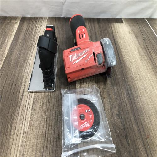 AS-IS Milwaukee  FUEL 12V Lithium-Ion Brushless Cordless 3 in. Cut Off Saw (Tool-Only)
