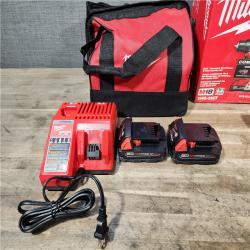 HOUSTON LOCATION - AS-IS Milwaukee M18 18V Lithium-Ion Brushless Cordless Compact Drill/Impact Combo Kit (2-Tool) W/(2) 2.0 Ah Batteries, Charger & Bag
