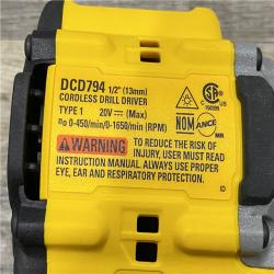 AS-IS DEWALT Atomic 20V Lithium-Ion Cordless Compact 1/2 in. Drill/Driver Kit