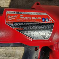 HOUSTON LOCATION - AS-IS (APPEARS LIKE NEW) Milwaukee M18 FUEL 30 Degree Framing Nailer (TOOL ONLY)