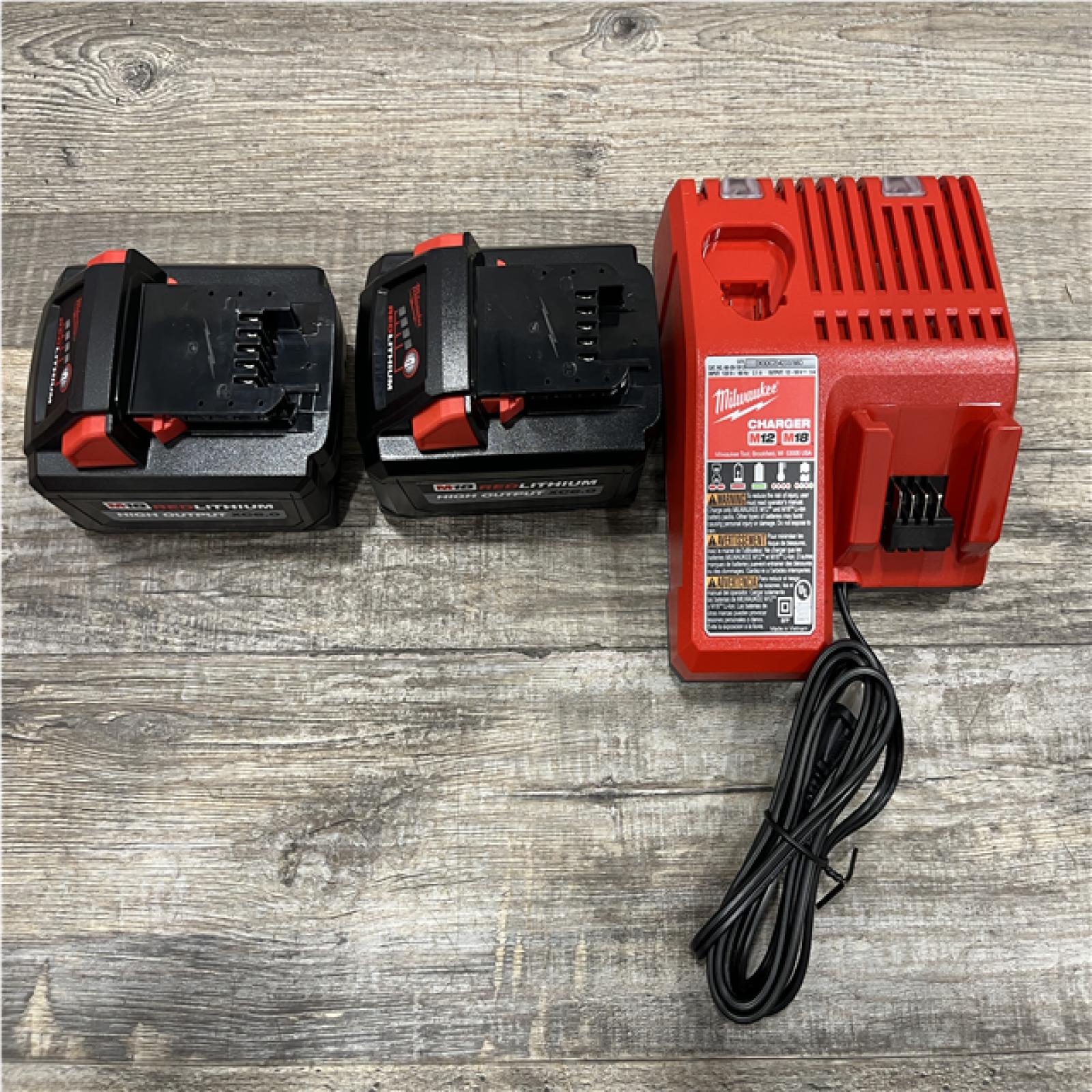 AS-IS Milwaukee 18-Volt Lithium-Ion High Output Starter Kit