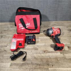 HOUSTON LOCATION - AS-IS Milwaukee M18 1/2 in. Cordless Brushless High Torque Impact Wrench Kit (Battery & Charger)