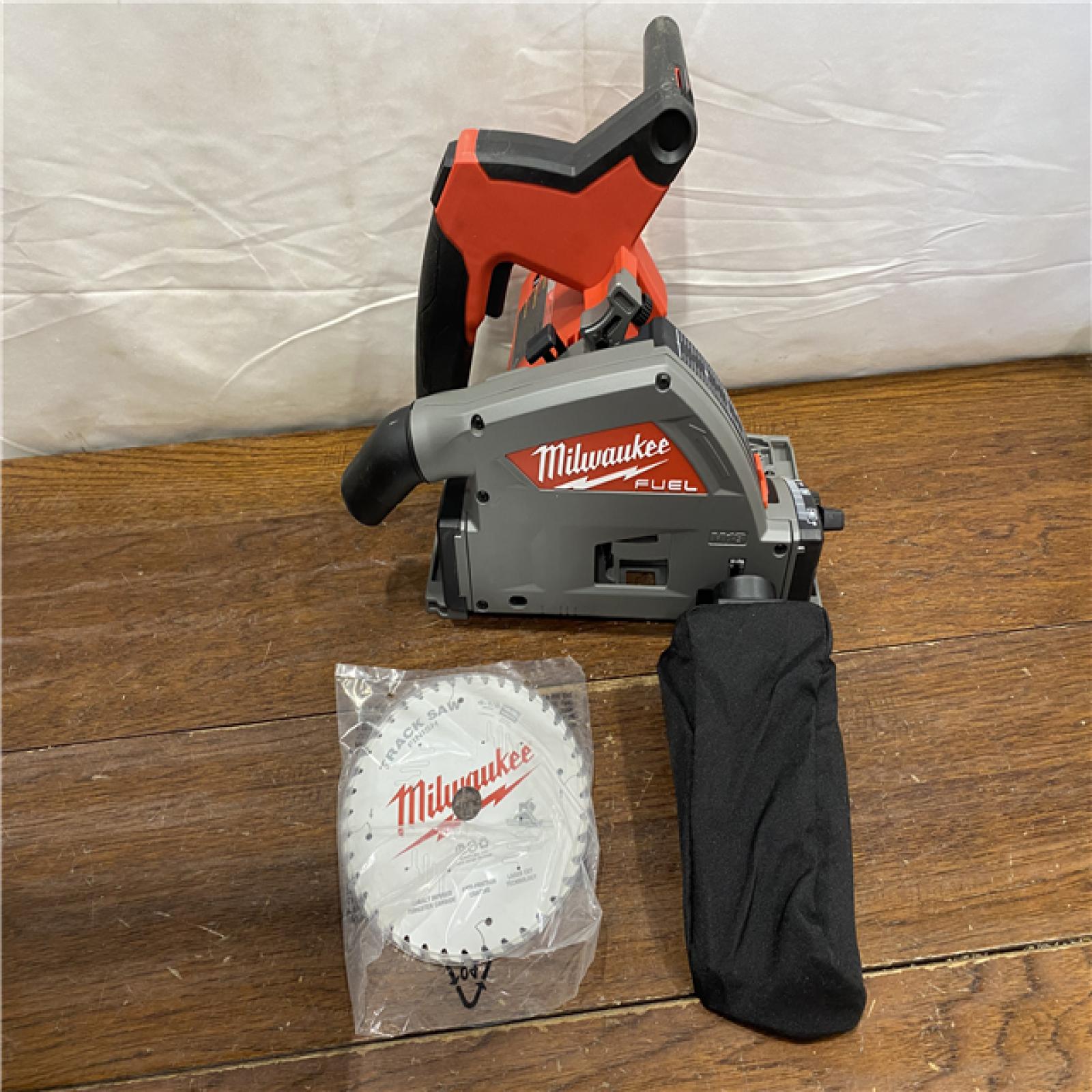 AS-IS Milwaukee M18 FUEL 18V Lithium-Ion Cordless Brushless 6-1/2 in. Plunge Cut Track Saw (Tool-Only)