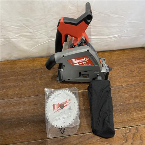 AS-IS Milwaukee M18 FUEL 18V Lithium-Ion Cordless Brushless 6-1/2 in. Plunge Cut Track Saw (Tool-Only)