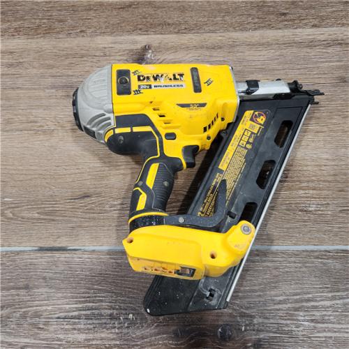 AS-IS - DeWalt 20V MAX Brushless Cordless 2-Speed 30° Paper Collated Framing Nailer Kit (included charge)