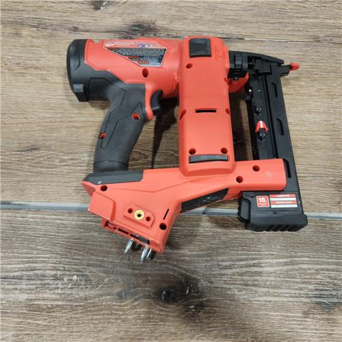 AS-IS Milwaukee M18 FUEL Brushless Cordless 18-Gauge 1-1/2 X 1/4 Narrow Crown Stapler (Tool Only)