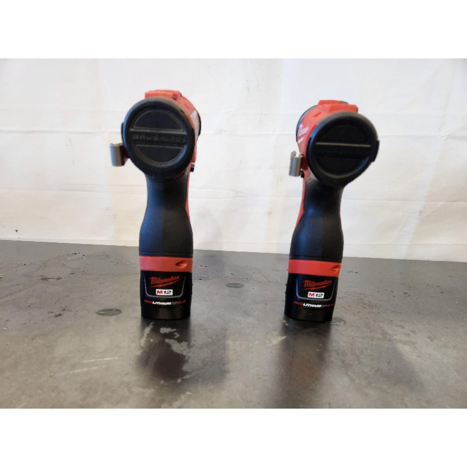 AS-IS- Milwaukee M12 Cordless Brushless 2 Tool Combo Kit