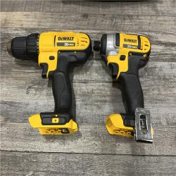 AS-IS DEWALT 20V MAX Cordless Drill/Impact 2 Tool Combo Kit