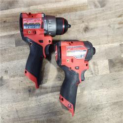 HOUSTON LOCATION - AS-IS Milwaukee 3497-22 12V Brushless Hammer Drill and Impact Driver Combo Kit