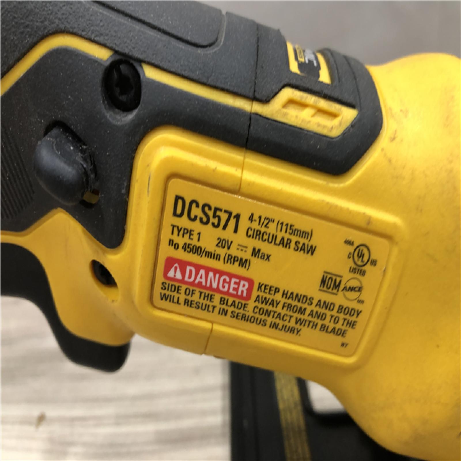 AS-IS DEWALT ATOMIC 20V MAX Cordless 4-1/2 in. Circular Saw (Tool Only)