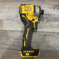 AS-IS DEWALT Atomic 20V Max Lithium-Ion Brushless Cordless Compact 1/4 in. Impact Driver Kit