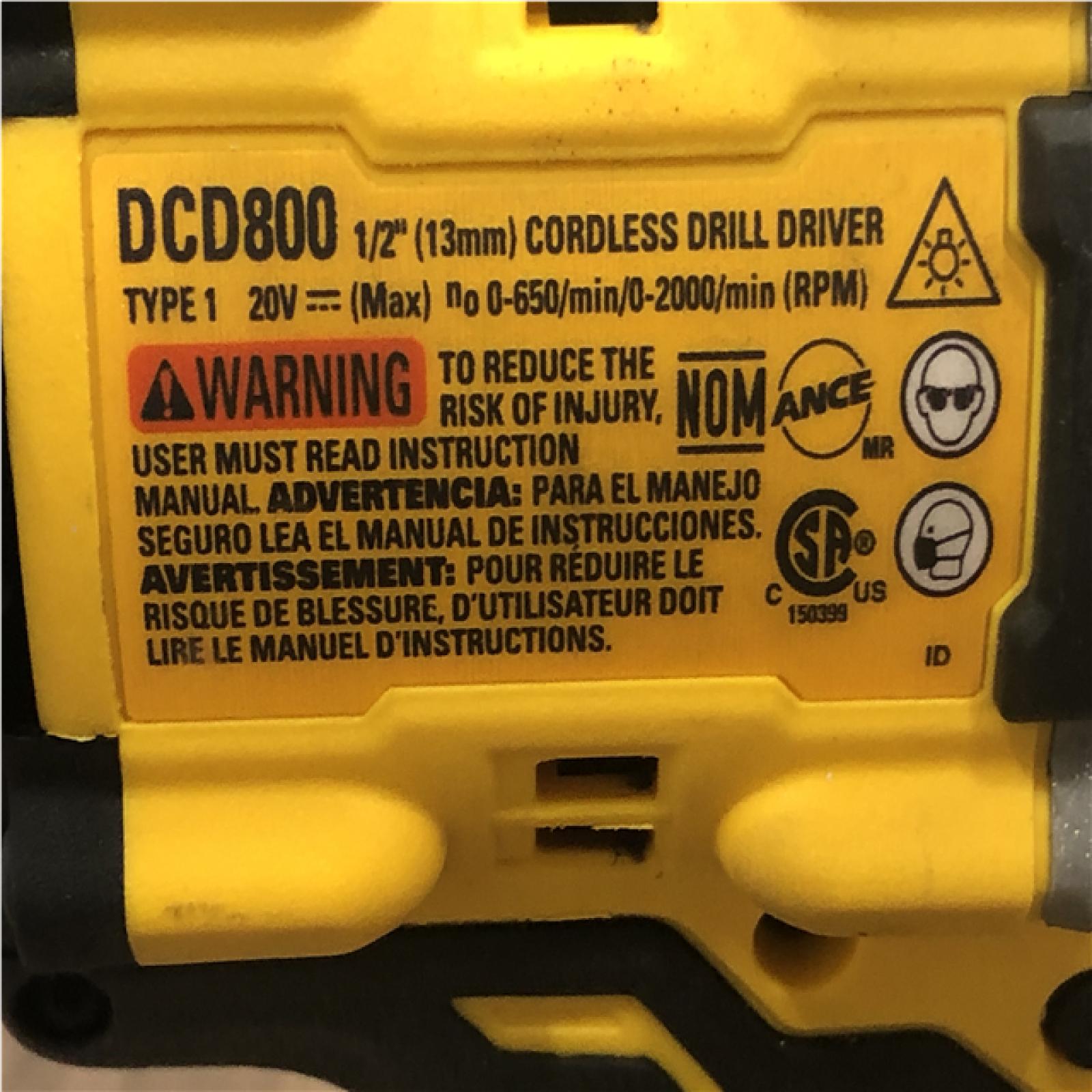 AS-IS DEWALT Max XR 20 V 1/2 in. Brushless Cordless Drill/Driver (Tool-Only)