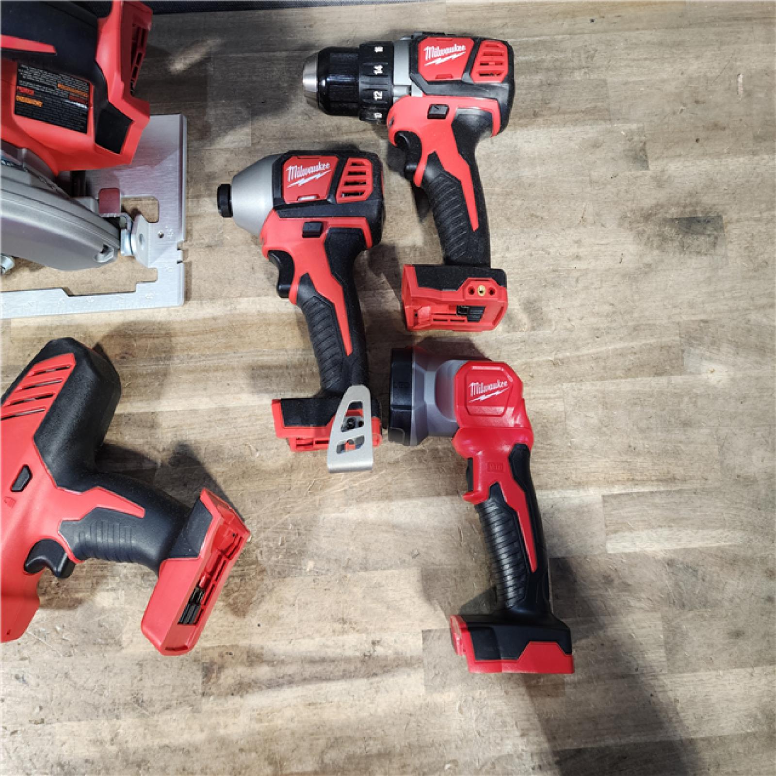 HOUSTON LOCATION - AS-IS Milwaukee 18-Volt Lithium-Ion Cordless (5-Tool) Combo Kit