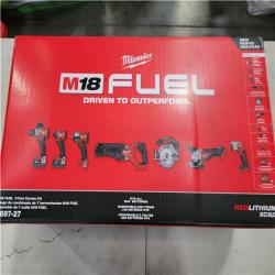 CALIFORNIA AS-IS MILWAUKEE M18 FUEL 7-TOOL COMBO KIT