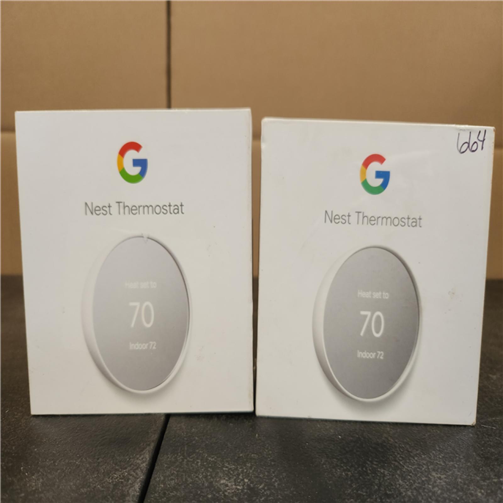 Phoenix Google Nest Thermostat - Smart Programmable Wi-Fi Thermostat (2-Pack)