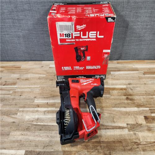 HOUSTON LOCATION - AS-IS Milwaukee FUEL 18-Volt Lithium-Ion Brushless Cordless Coil Roofing Nailer (Tool Only)