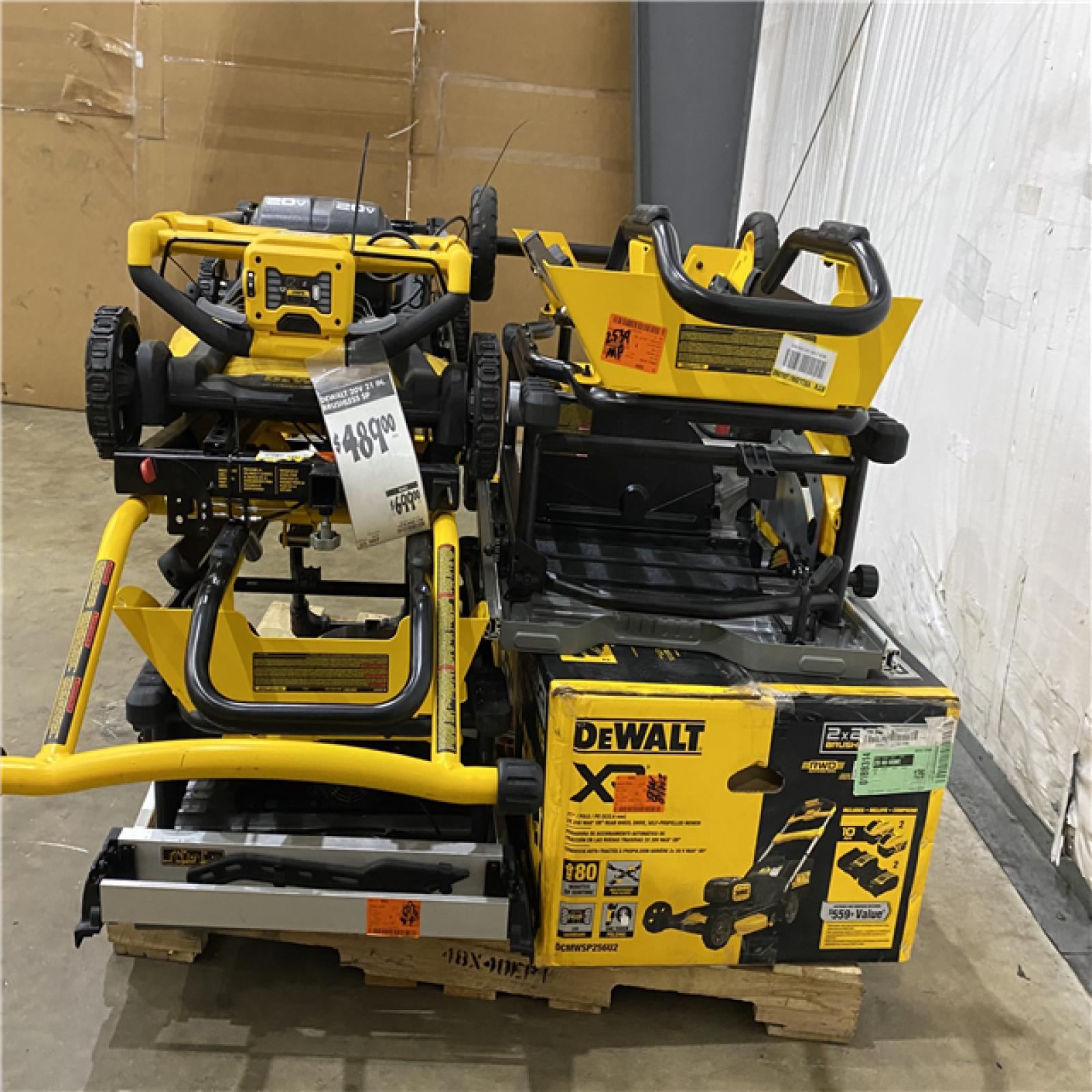 Houston Location AS IS - Tool Pallet