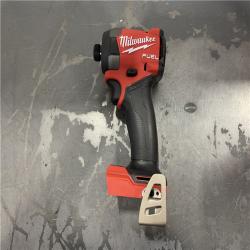 AS-IS- Milwaukee 18V Lithium-Ion Brushless Cordless 1/4 Hex Impact Driver (Tool-Only)