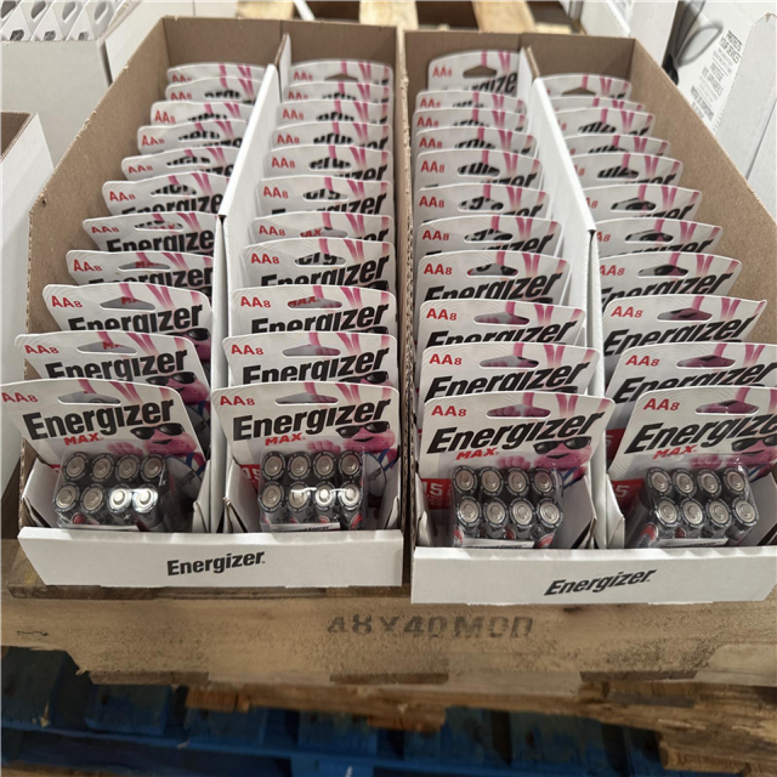 CALIFORNIA AS-IS ENERGIZER MAX AA8 44 UNITS