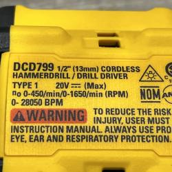 AS-IS DEWALT ATOMIC 20V Lithium-Ion Cordless 1/2 in. Hammer Drill Kit