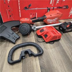 AS-IS Milwaukee M18 FUEL 18V 16 in. Brushless Cordless Battery Powered String Trimmer W/QUIK-LOK Attachment Capability & 8.0 Ah Battery