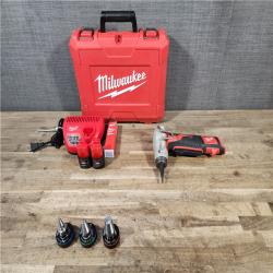 HOUSTON LOCATION - AS-IS M12 12-Volt Lithium-Ion Cordless PEX Expansion Tool Kit with (2) 1.5 Ah Batteries  (3) Expansion Heads and Hard Case