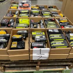DALLAS LOCATION - AS-IS BATTERY AND CHARGERS PALLET