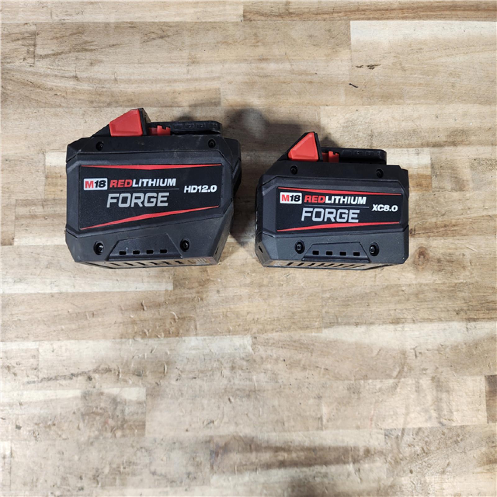 HOUSTON LOCATION - AS-IS MILWAUKEE FORGE BATTERY PACK QTY - 2