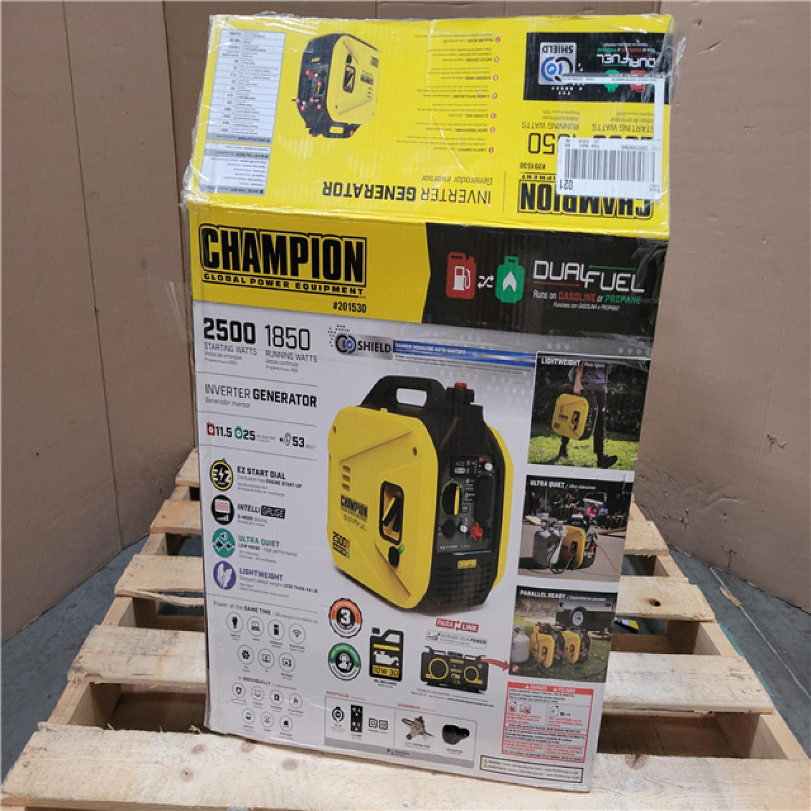 CALIFORNIA AS-IS CHAMPION PORTABLE GENERATOR