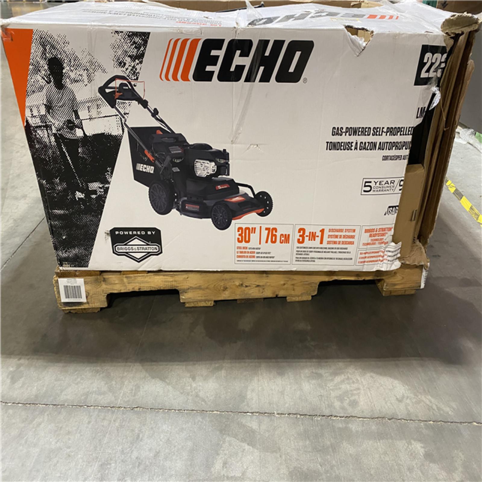 Dallas Location - As-Is  ECHO 30 in. 223 CC Gas Lawn Mower