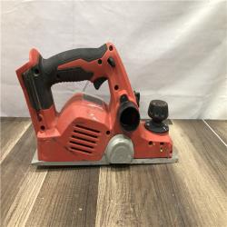 AS-IS Milwaukee M18 18V Lithium-Ion Cordless 3-1/4 in. Planer (Tool-Only)
