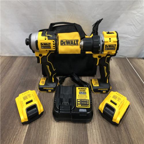 AS-IS DEWALT ATOMIC 20-Volt MAX Lithium-Ion Cordless Combo Kit