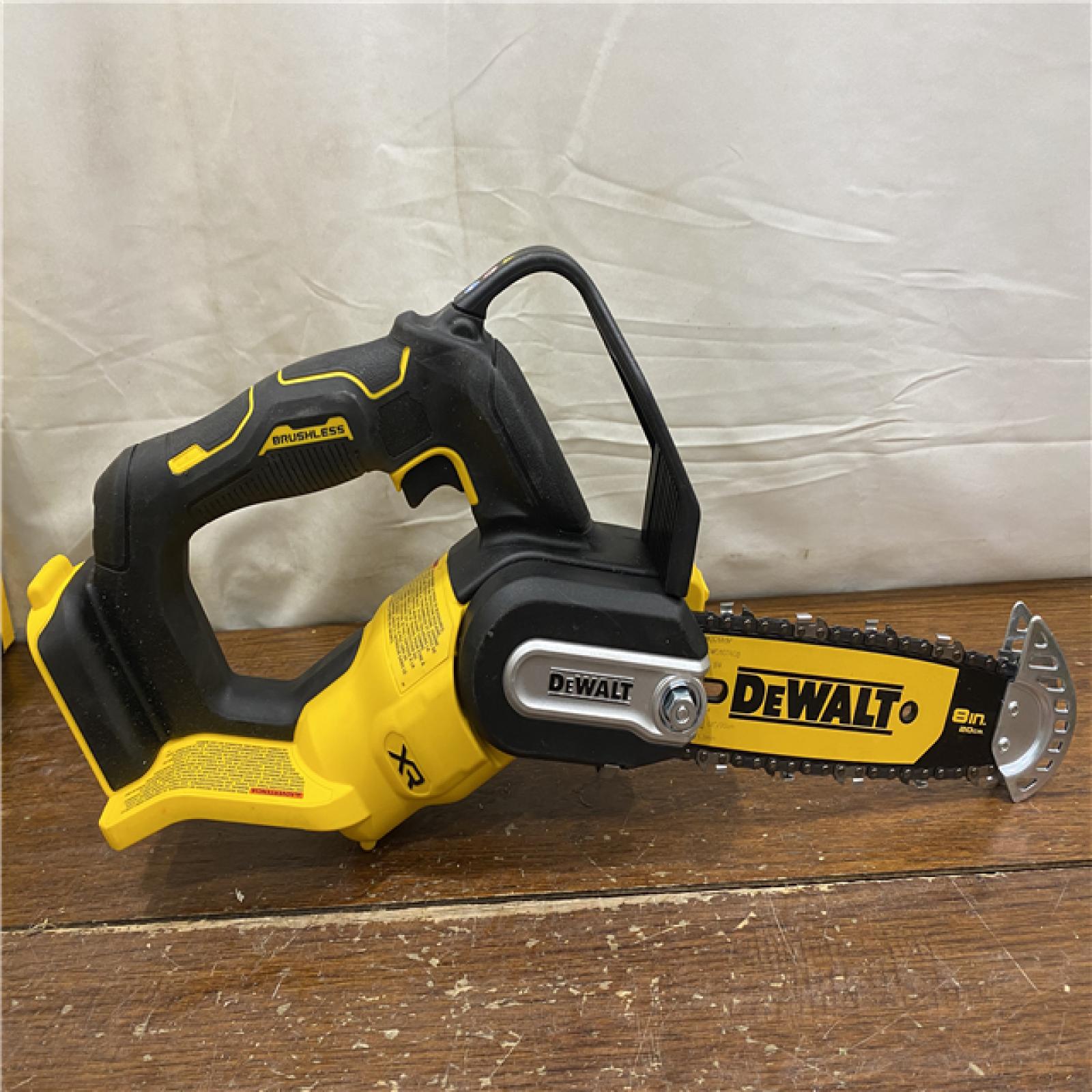 AS-IS 20V MAX 8 in. Brushless Cordless Battery Powered Pruning Chainsaw (Tool Only)