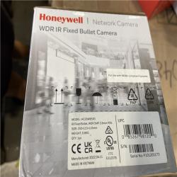DALLAS LOCATION - Honeywell HC35WB5R3 35 Series 5MP IR Fixed WDR IP Bullet Camera, 2.8mm Fixed Lens, White