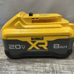 AS-IS DEWALT 20V MAX XR Power-Pack Lithium-Ion Starter Kit with 8. 0Ah Battery and Charger